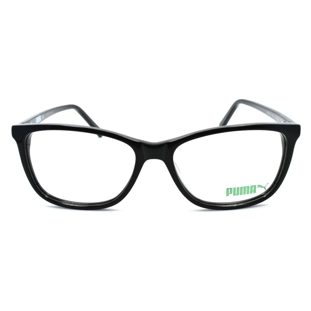 PUMA PE0018O 005 Women's Eyeglasses Frames 52-15-135 Black